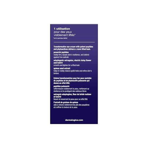 Dermalogica Phyto Nature Lifting Eye Cream, Skin Treatment Serum for Around Eyes - Reduces the Appearance of Fine Lines and Wrinkles