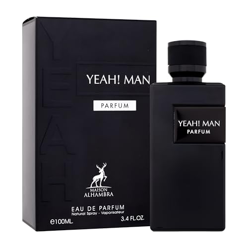 Maison Alhambra Yeah! Man Parfum for Men Eau de Parfum Spray, 3.4 Ounce / 100 ml