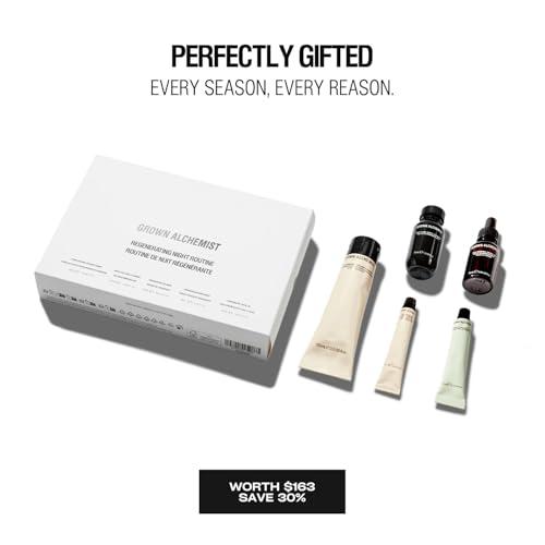 Grown Alchemist Regenerating Night Routine Kit. Ultimate Nighttime Routine for Restored Skin