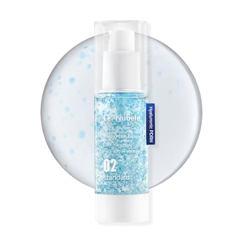 Le Nubele Azulene Cica Hyaluronic PDRN Capsule Standard Ampoule 02, Salmon DNA PDRN 3,000ppm, Peptide, Collagen Booster, Skin Rejuvenation, Hydrating, Acne Skin, Korean Skin Care 30ml/1.01 fl.oz.