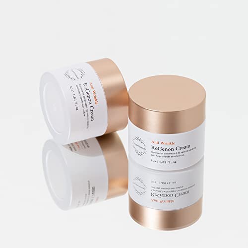 OxygenCeuticals ReGenon Cream ? Anti-Aging Antioxidant Korean Cream with Idebenone & Lactobacillus Complex, Clinically Proven Wrinkle Care & Moisturizing Face Cream. 1.69 fl.oz (50ml)