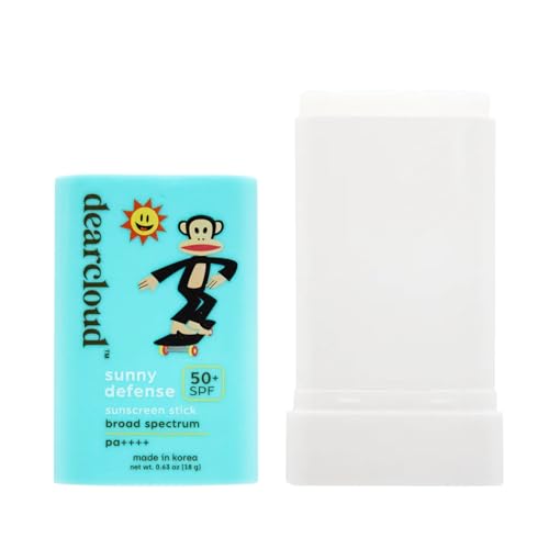 dearcloud Paul Frank Sunny Defense Sunscreen Stick SPF 50+ PA++++ ? Korean Sunscreen for Face & Travel Size (.63 oz)