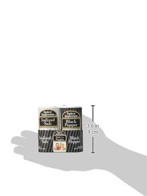 Spice Supreme Salt & Pepper Double Pack (24 - Double Packs)