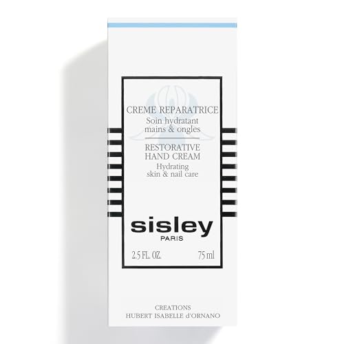 Sisley Paris Restorative Hand Cream - 75 mL - Hydrating Skin & Nail Care - Moisturizes, Nourishes & Restores Skin for More Beautiful Nails - Lightweight Formula - Non Sticky