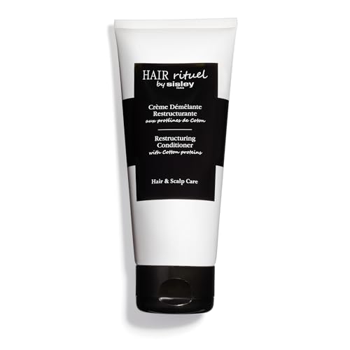 Sisley Paris Restructuring Conditioner with Cotton Proteins - 200 mL - Hair Care Detangling Conditioner for Instantly Smoother, Shinier Hair - Lightweight, Creamy Texture