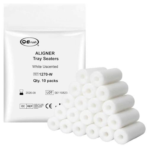 20 Pcs Chewie For Invisalign Aligners, Aligner Tray Seaters For Invisible Braces, Dental Aligner Trays Seater Chewie, Orthodontic Aligners Teeth Chompers Unscented Flavor Pack Of 2 (Unscented)