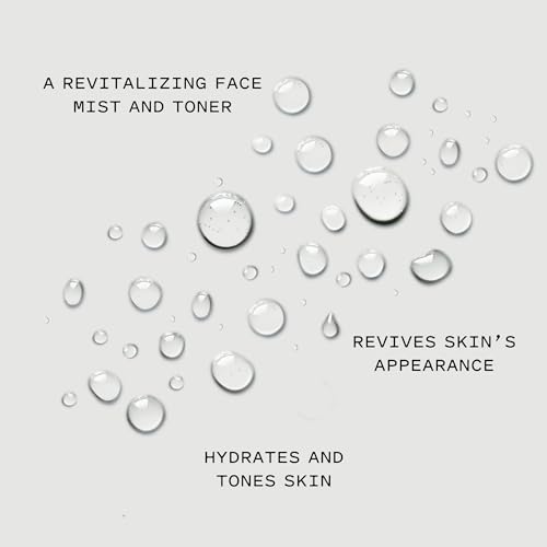 Keys Soulcare Reviving Aura Mist, Revitalizing Facial Spray Hydrates, Tones, Refreshes & Renews Skin, Vegan, Cruelty-Free, Rose Scent, 3.72 Fl Oz