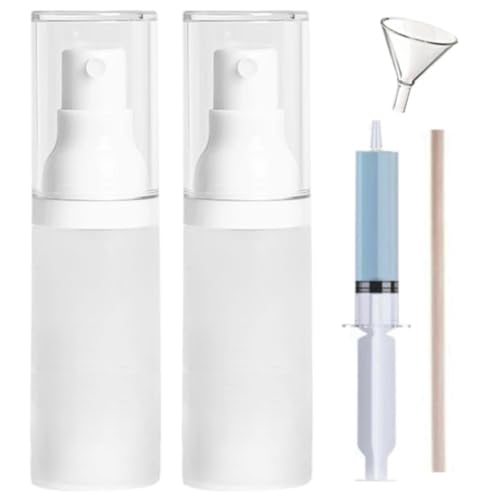 1oz/30ml-Small Spray Bottle 360¡Æ Angle Work, Portable Refillable Leak Proof Travel Mini Spray Bottle.For Perfume Toner Hair spray Facial Moisturizing ¡¼1oz/30ml-(Pack of 2) & Spary Bottle¡½