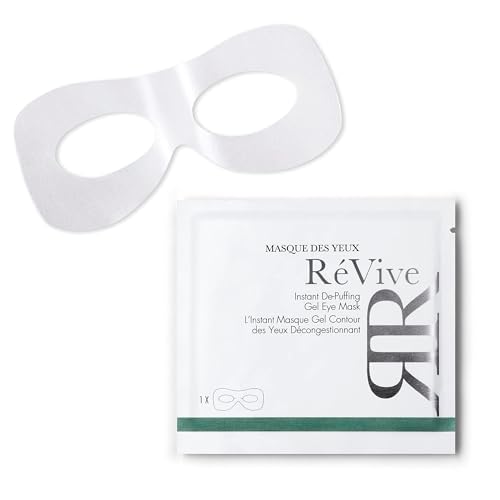 R?Vive De-Puffing Gel Eye Mask - Hydrating Under Eye Masks for a Refreshed, Glowing Appearance - Made with Niacinamide and Bio-Renewal & Bio-Firming Peptides to Quickly Plump & Protect Skin