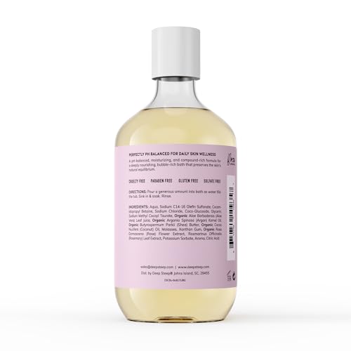 Deep Steep Bubble Bath, Lilac Blossom 17 oz (Pack of 2) ? Hypoallergenic, Clinically Tested Soothing Soak with Shea Butter & Argan Oil ? Sulfate-Free