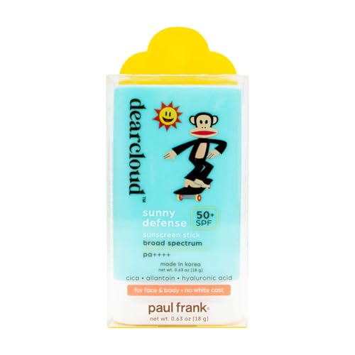 dearcloud Paul Frank Sunny Defense Sunscreen Stick SPF 50+ PA++++ ? Korean Sunscreen for Face & Travel Size (.63 oz)