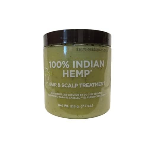 Kuza 100% Indian Hemp Hair & Scalp Treatment, 7.7oz - Improves Dry Hair and Scalp