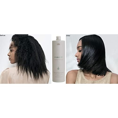 Lana Brasiles Forest Protein Smoothing Treatment For Afro Hair - Intense Shiny Smooth Hair - 1000 ml / 33.8 fl.oz.