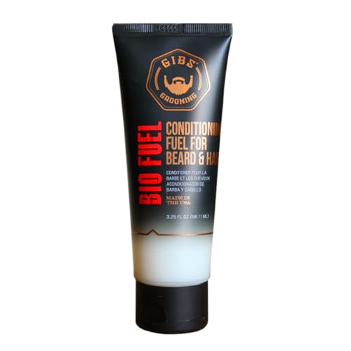 GIBS BioFuel Hair Conditioner For Men - Beard & Hair Conditioner, 3.25 oz