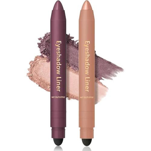 Shadow Liner 2in 1 Eyeliner Eyeshadow, Inelaborate Eye Shadow 2-in-1 Liner & Shadow, Waterproof, Smooth, Easy to Color, Smudge-Proof & Long-Lasting All-Day