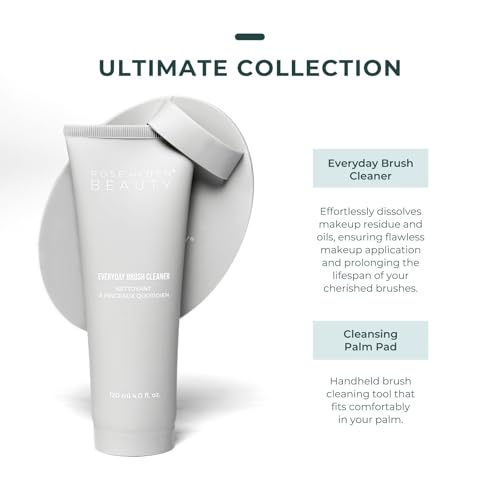 Everyday Brush Cleaner | Fragrance-Free Gel Formula | Gentle and Nourishing with Avocado Oil & Aloe Vera | Professional Makeup Brush Cleanser | Vegan, Cruelty-Free, Eco-Conscious Packaging