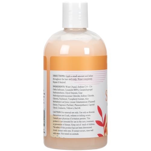 Ginger Lily Farms Botanicals Moisturizing Shampoo for All Hair Types, Coco Mango, 100% Vegan & Cruelty-Free, Coconut Mango Scent, 12 Fl Oz (Pack of 6)