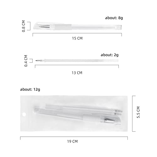 TEONEI Eyebrow microblading Marker Pen,Skin Marker Pen,Eyebrow Permanent Makeup Position Mapping Mark Tools (White)