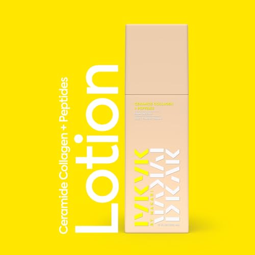 IYKYK By Makari Ceramide Collagen + Peptides Body Toning Cream, Smoothing & Firming Body Lotion for Women, Boosts Elasticity & Radiance for Glowing, Supple Skin, Vegan, No Fragrance, Paraben & Sulfate