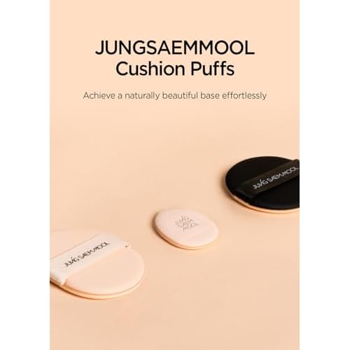[JUNGSAEMMOOL OFFICIAL] Cushion Puff Set (10p) Black