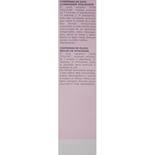 ORLANE PARIS Oligo Vitamin Vitality Radiance Care Eye Contour - Soothing Eye Jelly Treatment with Roll-On Applicator - Dark Circle and Puffiness Eye Cream (15ml)