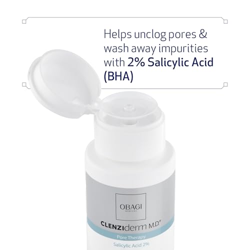 Obagi CLENZIderm M.D. Daily Care Foaming Acne Cleanser ? Acne Treatment with 2% Salicylic Acid (BHA)