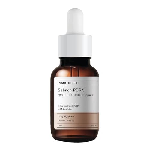 Salmon PDRN (Salmon DNA) Concentrate 100,000 ppm | Mix 1-2 Drops with Your Skincare | MTS Roller Ampoule