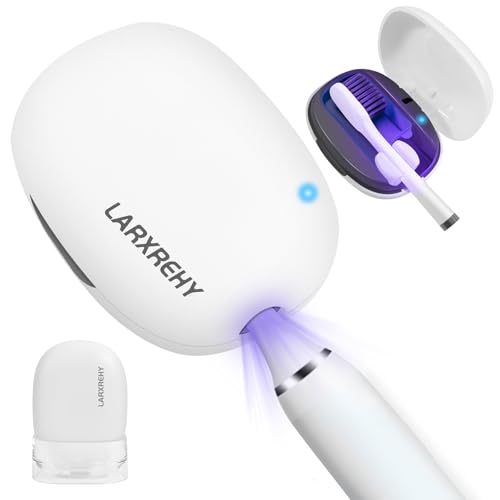 Toothbrush Cleaner Case - Toothbrush Covers with Holder - Rechargeable & Portable Travel Home Toothbrushes Cleaner Case - Fits All Manual or Electric ToothBrushes(White)