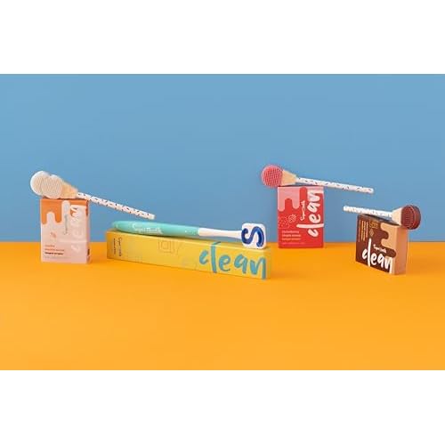 SuperMouth¢ç Tongue Scraper for Adults & Teens ? Patented Triple Action Cleaner Brush, Scrubber & Scraper Removes Odor-Causing Buildup, Fights Bad Breath, Freshens Mouth, Soft & Gentle Oral Care