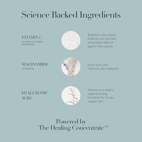 Omorovicza Daily Vitamin C Serum (1.0 oz), Skin Brightening Serum, Niacinamide & Hyaluronic Acid, Lightweight Oil-Free Antioxidant Vitamin C Skincare for Radiance, Elasticity & Hydration