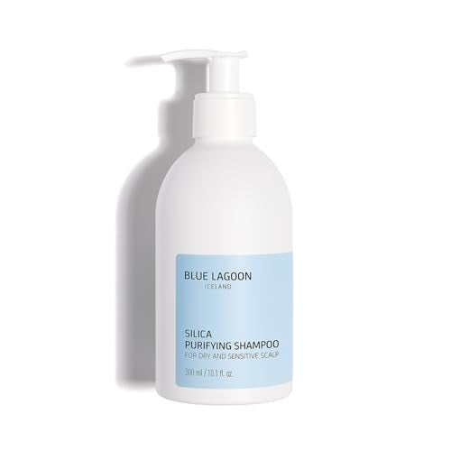 Blue Lagoon Skincare Silica Purifying Shampoo ? Anti Dandruff Shampoo & Psoriasis Treatment for Skin ? Mineral Salts, Silica, Soothing, Fragrance-Free, 300ML