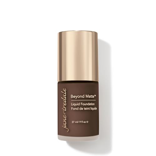 jane iredale Beyond Matte 3-in-1 Liquid Foundation Lightweight, Buildable Coverage with a Semi Matte Finish Vegan, Clean & Cruelty-Free Makeup