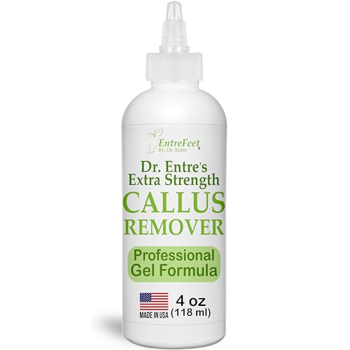 Dr. Entre's Callus Remover Gel: Extra Strength Callus Remover for Feet, Foot Callus Remover, Foot Care, Pedicure Tools Supplies, Dead Skin Remover, 4 oz
