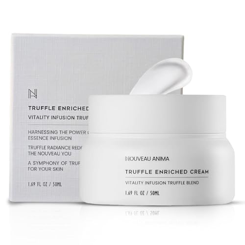 Truffle Facial Cream ? Hydrating White Truffle Skincare with Hyaluronic Acid & Niacinamide, Lightweight, Hypoallergenic, Fragrance-Free, 50ml for All Skin Types