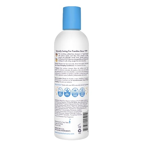 Fairy Tales Tangle Tamer Detangling Shampoo for Kids - Ultra Moisturizing and Anti Frizz Protection - Paraben Free, Sulfate Free - 12 Oz