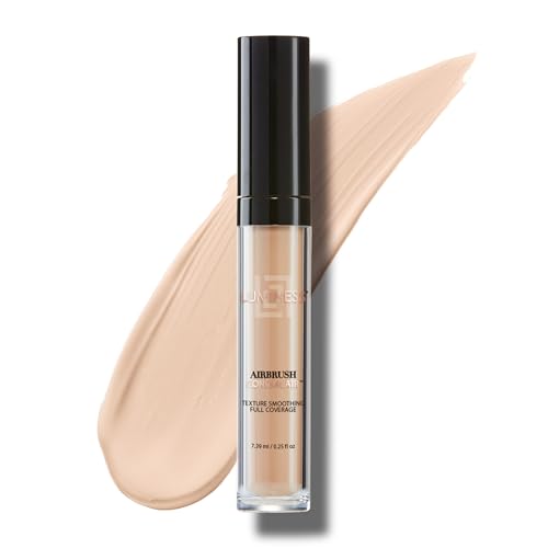 LUMINESS Under Eye Concealer for Dark Circles, ConcealAir (Neutral) - Weightless Coverage & Crease-Resistant Makeup Concealer to Even Out Skin Tones & Help Reduce Dark Spots & Blemishes - 0.25 fl oz