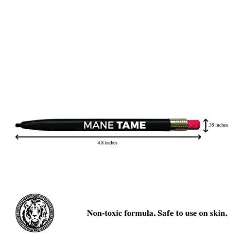 Mane Tame Retractable Beard & Hairline Filler ? Water-Resistant Grooming and Styling Pencil, Long Lasting with Natural Finish, Fill Patches, & Strengthens Hairlines (2 Pack)