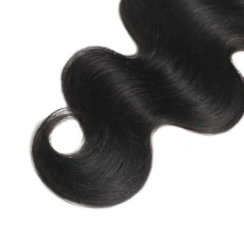 Caijuxing Human Braiding Hair 1 Bundle 100g Body Wave Bulk Human Hair for Braiding No Weft 12A Brazilian Virgin Curly Human Hair Extensions for Boho Braids 100% Remy Human Hair Extensions (22 Inch)