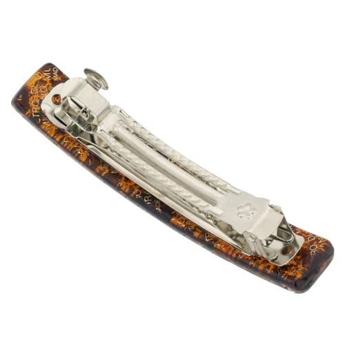 Glass Of Venice Murano Glass Venetian Reflections Hair Clip - Topaz Gold