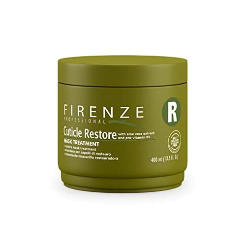 Firenze Professional Cuticle Restore Mask Treatment (salt sulfate & paraben free) 13.5 oz with Free Red Gift Bag