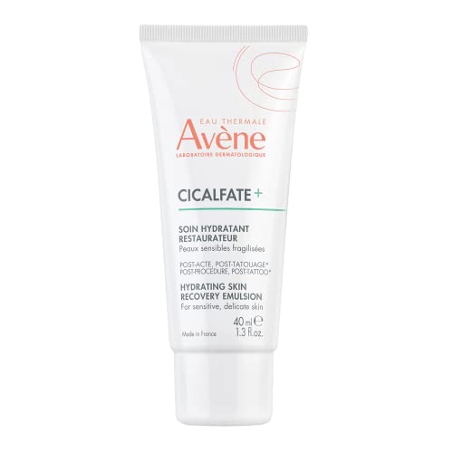 Av?ne Cicalfate+ Hydrating Skin Recovery Emulsion for post-procedure & post-tattoo, helps restore skin barrier, 24hr hydration, 1.3 Fl Oz