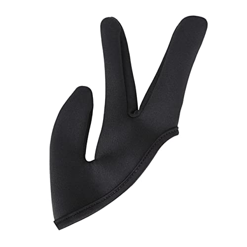 NOLITOY 2pcs Three Finger Heat Resistant Gloves for Hair Styling Curling and Straightening Finger Covers for Safe Hairdressing for Salon Use