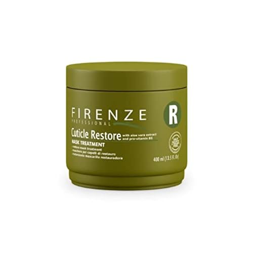 Firenze Professional Cuticle Restore Mask Treatment (salt sulfate & paraben free) 13.5 oz with Free Red Gift Bag