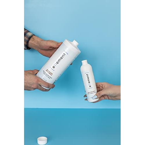 Hypochlorous Acid Face and Spray - 1 L Refill ? Daily Toner ? Dry Skin - Facial Cleanser - Tattoo Aftercare ? Post Workout Refresher - Piercing Aftercare ? Lash Cleanser - All Natural - e11ement