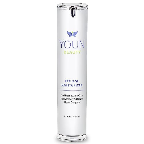 YOUN Beauty Retinol Night Cream Moisturizer for Face by Holistic Dr. Anthony Youn ? Paraben-Free Face Moisturizer with Vitamin B5 & E, Hyaluronic Acid, and Green Tea for Skin Renewal, 50ml