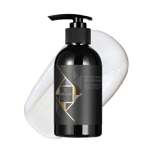 HADAT Intensive Repair Shampoo ? Premium Strengthening Formula with Moringa Oil & Hyaluronic Acid ? For Dry, Damaged, Color-Treated Hair ? Low Sulfate ? Salon Quality