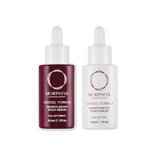Genesis Formula Day & Night Dual Act Scalp Serum ? Biointelligent Hair Loss Protection & Regrowth with Bio-Engineered Exosomes, 2x1 fl oz
