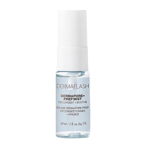 DERMAFLASH DERMAPORE+ Prep Face Mist, Mineral Facial Cleanser & Pore Minimizer for Face, 30ml