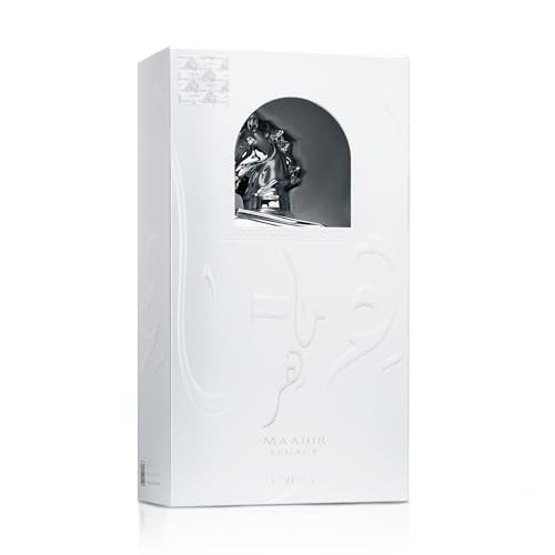 Lattafa Maahir Legacy - Aromatic Spicy, Citrus, Amber Wood - Eau de Parfum Long-Lasting Fragrance for Men, 3.40 Ounce / 100 ml