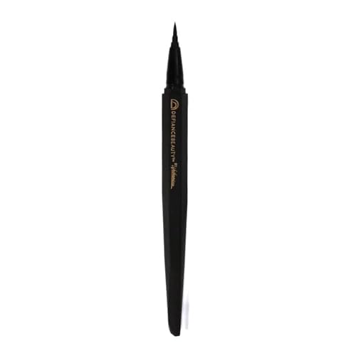 Infinity Liquid Eyeliner in Shade Enigma Long Lasting Waterproof Liquid Eyeliner Naturally Formulated, Vegan & Gluten-Free Longwearing with Ultra-Fine Tip - (Carbon Black)